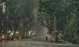 Miền Bắc đón mưa to đến rất to từ chiều tối nay