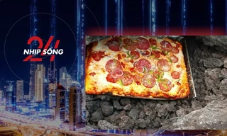 NHỊP SỐNG 24: Món pizza nguy hiểm nhất thế giới nướng bằng dung nham ngay miệng núi lửa