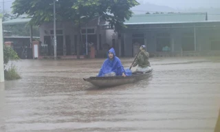 Miền Trung bắt đầu đợt mưa lớn nhiều ngày