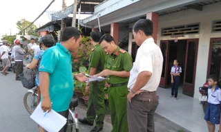 Hiện trường vụ việc.