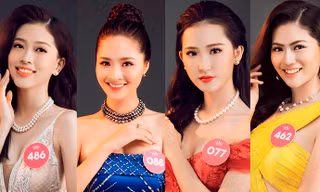Thí sinh HHVN 2018 diện đầm dạ hội, đeo trang sức ngọc trai đẳng cấp