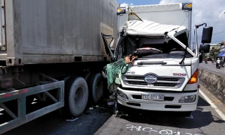 Hiện trường vụ tai nạn.