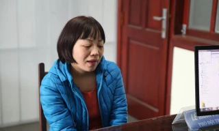 Phóng viên Đào Thị Thanh Bình. Ảnh: dantri.com.vn