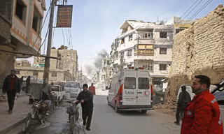 Thị trấn Douma. Ảnh: Reuters