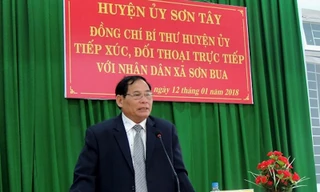 Ông Đinh Kà Để (nguyên Bí thư Huyện uỷ Sơn Tây) bị khiển trách.