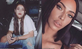 Kim Kardashian khoe ảnh thời thiếu nữ gây bất ngờ