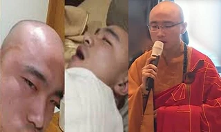 Hình ảnh "phê" ma túy của nhà sư Đài Loan.