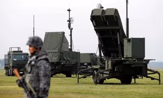 Nhật Bản tập trận huy động hệ thống tên lửa Patriot Advanced Capability-3. Ảnh: RT