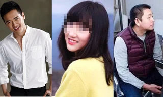 Cao Vân Tường (trái) và Vương Tinh (phải) bị cáo buộc cưỡng hiếp Trương Hi (giữa).