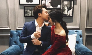 Bạn trai tình tứ hôn trán Hoà Minzy.