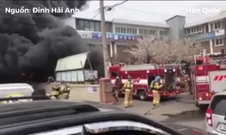 Hiện trường vụ hoả hoạn.