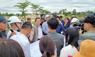Lãnh đạo Quảng Nam kiểm tra hiện trường 3 dự án BĐS "bê bối" của Bách Đạt An 