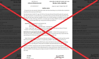 Làm giả thông báo của công an tỉnh để lừa đảo 