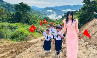 Lễ khai giảng giản dị, xúc động ở điểm trường vùng cao Quảng Nam