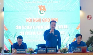 Giao ban công tác đoàn và phong trào thanh thiếu niên năm 2023 cụm Duyên hải Nam Trung Bộ
