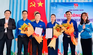 Công bố quyết định thành lập Đoàn TNCS Hồ Chí Minh huyện Quế Sơn, Quảng Nam sau sáp nhập