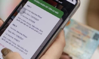 CCCD tích hợp các mũi tiêm chủng phòng COVID-19.