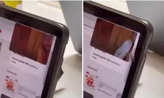 Hình ảnh giáo viên không mặc đồ bị phụ huynh ghi lại