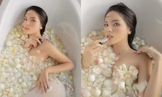 Hoa hậu Kỳ Duyên ngày càng táo bạo, chụp ảnh bán nude khoe ngực trần hững hờ