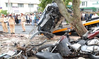 Hiện trường vụ tai nạn chiều 22/5