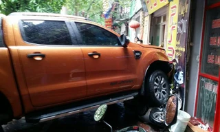 Hiện trường vụ tai nạn. Ảnh: Quốc Huy.