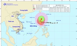 Ảnh Trung tâm Dự báo Khí tượng Thủy văn Trung ương.