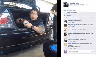 Facebook của anh chàng Phuc Dat Bich nhanh chóng nổi như cồn sau khi lên báo.