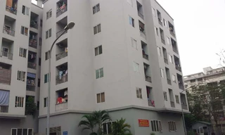 Tòa nhà nơi xảy ra sự việc.