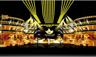 Phối cảnh sân khấu chính của chương trình.