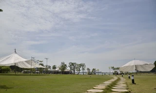 Không gian xanh tuyệt đẹp tại Flamingo Đại Lải Resort