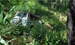 Hiện trường vụ tai nạn.