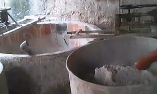 Rùng mình công nghệ làm miến dong