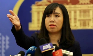 Người Phát ngôn Bộ Ngoại giao Việt Nam Lê Thị Thu Hằng.