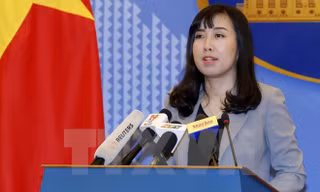 Người Phát ngôn Bộ Ngoại giao Việt Nam Lê Thị Thu Hằng. (Ảnh: DV)
