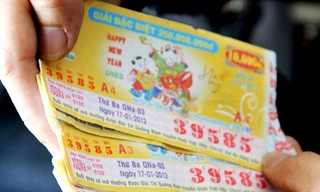 Bị bắt vì lĩnh thưởng bằng vé số giả
