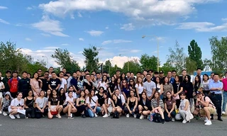 Đông đảo sinh viên Việt Nam tại Châu Âu hội tụ về hành phố Lahay, Vương quốc Hà Lan tham gia Hội trại Thanh niên Sinh viên Việt Nam tại châu Âu lần thứ 5, năm 2019. 