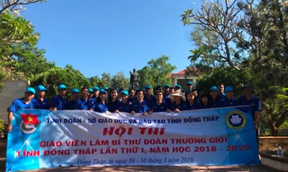  Hội thi giáo viên làm Bí thư Đoàn trường giỏi tỉnh Đồng Tháp lần thứ I, năm học 2018 – 2019