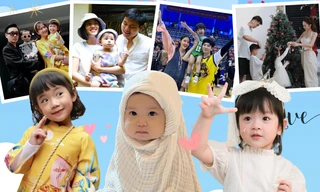 Những gia đình trẻ đáng yêu của V-Biz: Bố mẹ cũng "lu mờ" vì thế lực nhí đình đám 