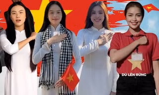 Dàn Hoa - Á hậu Việt đăng loạt video mừng lễ 30/4, dân mạng tấm tắc khen ngợi