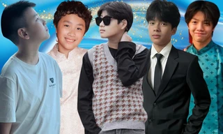 Dàn nhóc tì nhà sao Việt ra dáng "soái ca", trổ mã với chiều cao ấn tượng