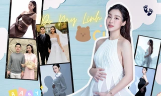 Hoa hậu Đỗ Mỹ Linh lần đầu khoe ảnh lúc đang mang bầu, nhan sắc được khen hết lời