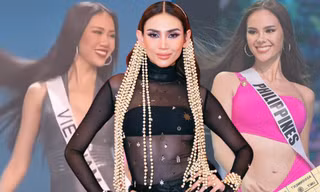 Sau màn catwalk kỳ cục của Bùi Quỳnh Hoa tại Miss Universe, "cô giáo" Võ Hoàng Yến nói gì?