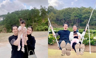 "Đi trốn" cuối năm với Đông Nhi - Ông Cao Thắng, Winnie chiếm spotlight vì quá dễ thương