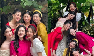 Dàn mỹ nhân Việt đọ sắc trong một khung hình: Tiểu Vy, Thùy Tiên, Tường San và ai nữa?