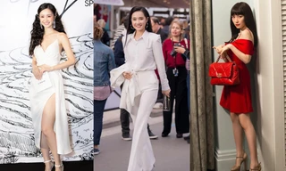 Soi Hòa Minzy, Nhã Phương và dàn mỹ nhân Việt "hack" chiều cao với giày siêu cao khổng lồ