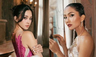 H’Hen Niê khoe sắc cùng Tiểu Vy trong show diễn của NTK Hoàng Hải tại Venice