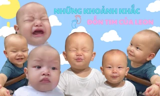 Những khoảnh khắc "đốn tim" của Leon - con trai Hà Hồ: Đúng chuẩn chàng trai tâm lý!