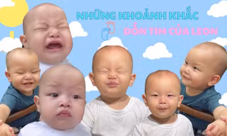 Những khoảnh khắc "đốn tim" của Leon - con trai Hà Hồ: Đúng chuẩn chàng trai tâm lý!