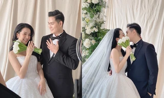 Hậu trường ảnh cưới của "tình địch" Hương Giang: Karen Nguyễn và chú rể ngọt tới sâu răng