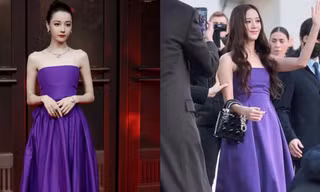 Diện trang phục gợi nhắc đến Jisoo BLACKPINK, Địch Lệ Nhiệt Ba không hề lép vế